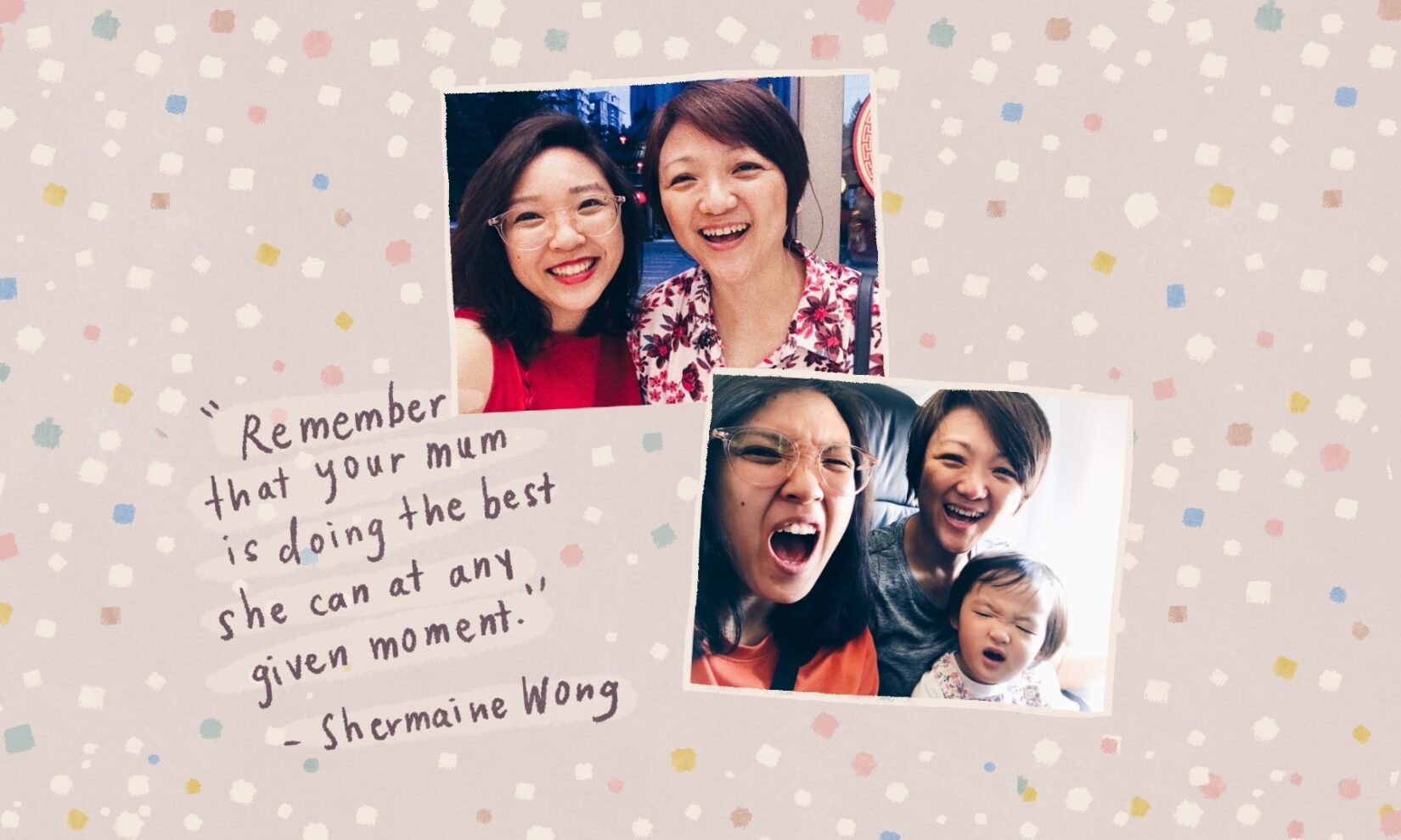 A Mother’s Day Interview with Shermaine Wong